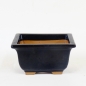 Preview: Eckige Bonsaischale WS14/11cm, schwarz