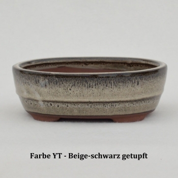 Bonsaischale oval, beige