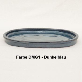 Preview: ovaler Untersetzer blau