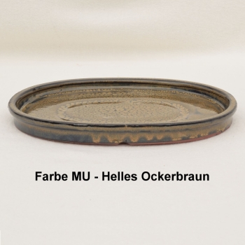 Preview: Ovaler Untersetzer ocker
