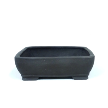 eckige Schale 28 cm braun