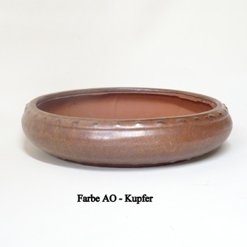 Preview: Runde Bonsaischale G237a / Durchmesser: 15,5 cm in 4 Farben