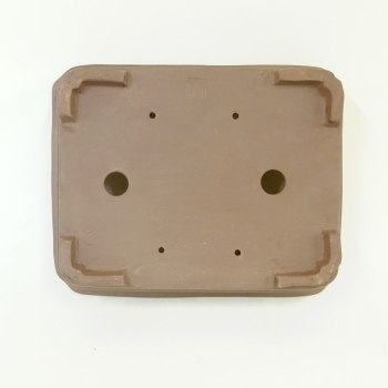 Preview: eckige Schale 12 cm braun