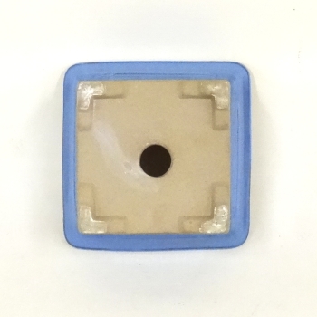 Preview: Eckige Bonsaischale WS3/11,2cm, blau