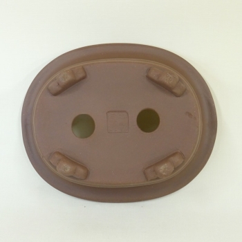 Preview: Schale oval braun