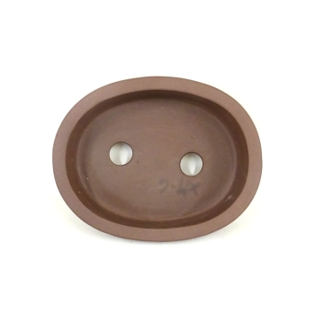 Preview: Schale oval braun