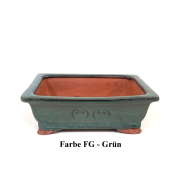 eckige Schale gruen