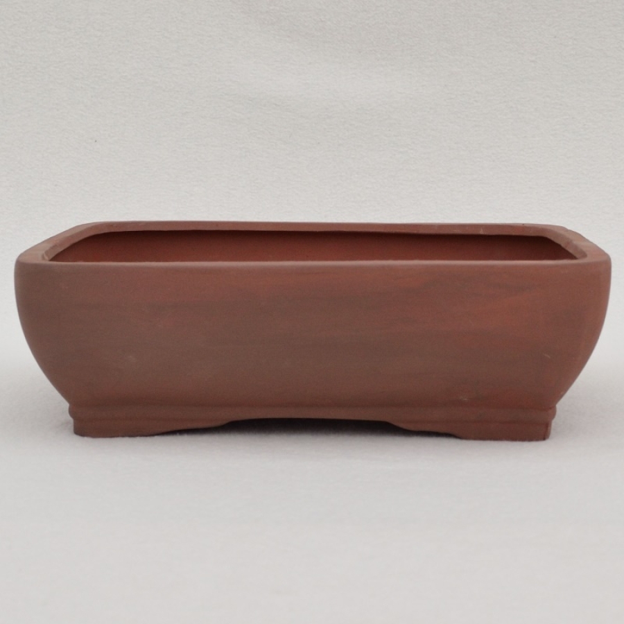 Rechteckige Bonsaischale TG5b / Breite: 20,5 cm braun